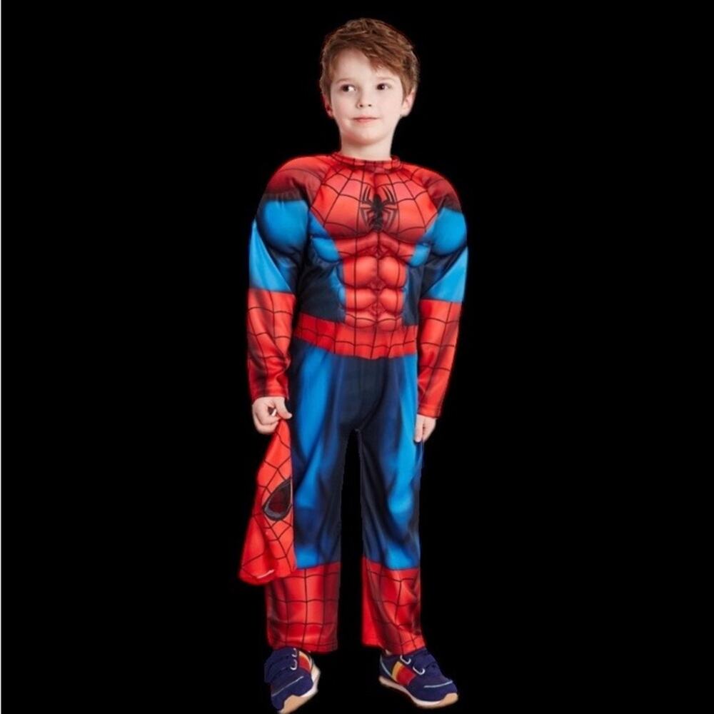 Marvel Imagine Spider-Man Costume Size Medium Youth Full Body suit no mask or… - Picture 3 of 11